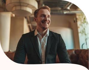 man smiling